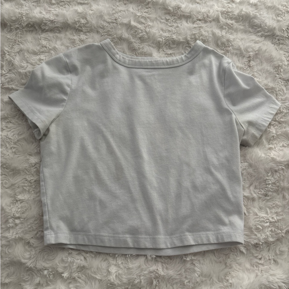 Wild Fable Light Gray Crop Top